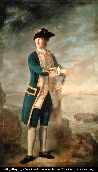 Captain the Hon Robert Boyle Walsingham MP 1736-80 - Nathaniel Hone