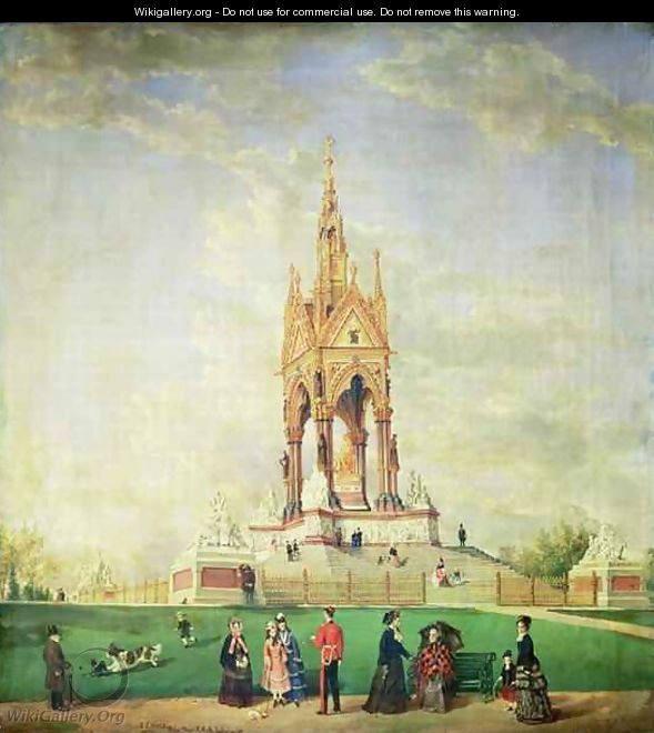 The Albert Memorial in London - Edwin Frederick Holt