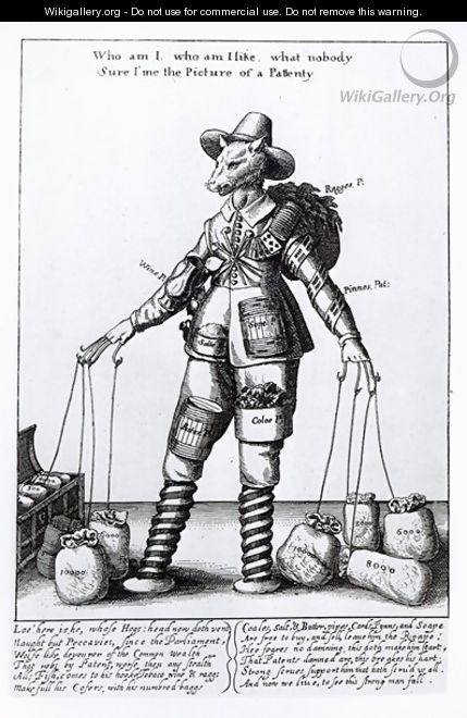 The Picture of Pattenty - Wenceslaus Hollar