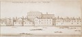 View of Whitehall - Wenceslaus Hollar