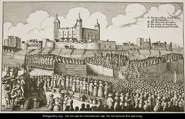 Execution of Strafford - (after) Hollar, Wenceslaus