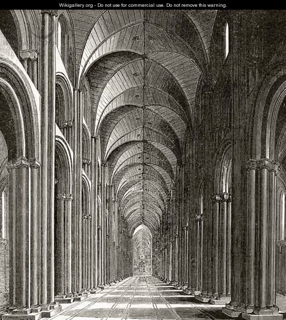 Interior of the Nave of St Pauls - (after) Hollar, Wenceslaus