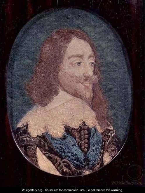 Portrait of Charles I 1600-49 - (after) Hollar, Wenceslaus