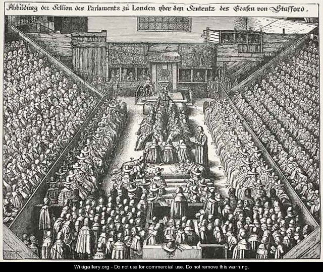 Trial of Strafford - (after) Hollar, Wenceslaus