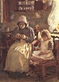 Grandmother and Child Yorkshire - Henry Silkstone Hopwood