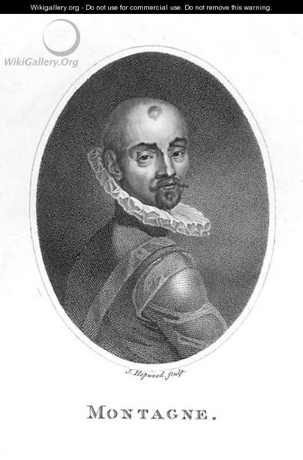 Portrait of Michel de Montaigne - James, the Elder Hopwood