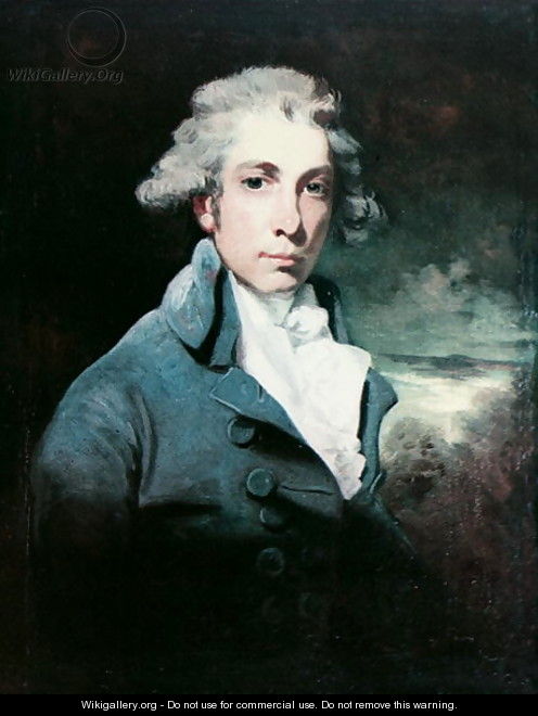 Portrait of Richard Brinsley Sheridan 1751-1816 - John Hoppner
