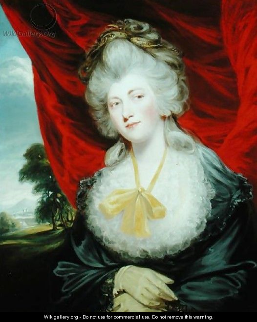 Portrait of the Hon Isabella Ingram later Marchioness of Hertford 1759-1834 - John Hoppner