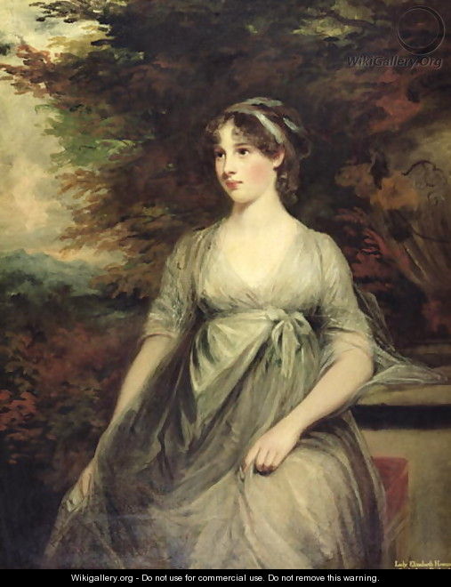 Lady Elizabeth Howard Duchess of Rutland - John Hoppner