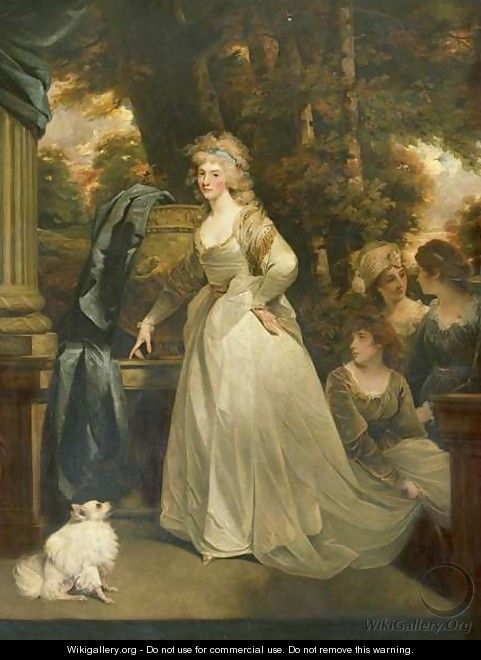 Portrait of HRH Frederica Charlotte Ulrica Princess Royal of Prussia and Duchess of York - John Hoppner