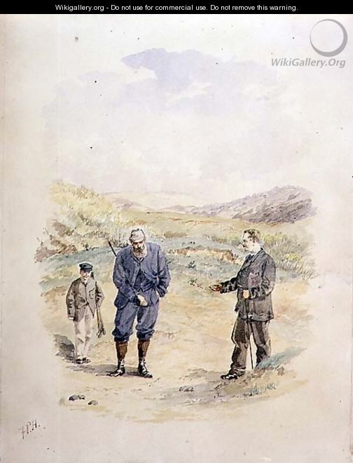 Hand Over the end of a match - Francis Powell Hopkins