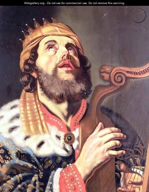 King David - (after) Honthorst, Gerrit van