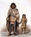 Portrait of Akaitcho and his Son - (after) Hood, Lieutenant