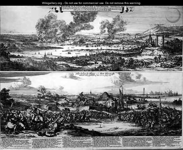 Dutch Attack on the River Medway - (after) Hooghe, Romeyn de