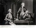 William Beckford 1709-70 James Townsend and John Sawbridge c 1732-95 Aldermen of London - Richard Houston
