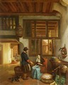 A Dutch interior - Hubertus van Hove