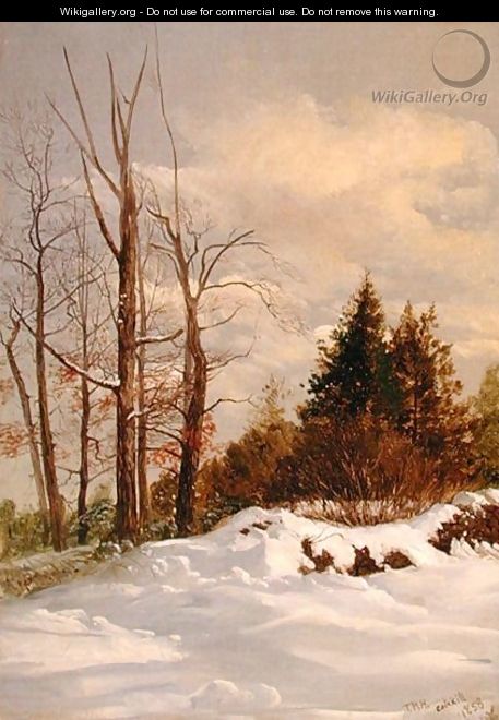 Catskill Winter Landscape - Thomas Hiram Hotchkiss
