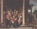 Figures Singing on a Terrace - Jan Josef, the Elder Horemans