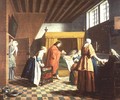 The Doctors Visits A Dutch Proverb The Doctor is Depicted as Christ - Jan Josef, the Elder Horemans