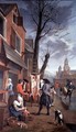 Outside the Butcher - Jan Jozef, the Younger Horemans