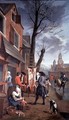 Outside the Butcher - Jan Jozef, the Younger Horemans