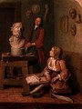 A Sculptors Studio - Jan Jozef, the Younger Horemans