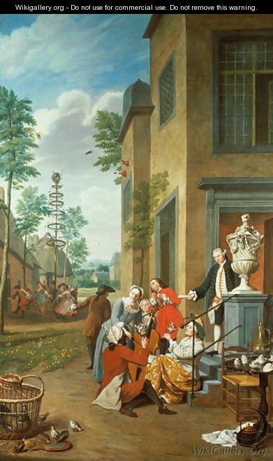 Villagers Merrymaking - Jan Jozef, the Younger Horemans