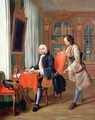 Two Gentlemen in a Library - Peter Jacob Horemans