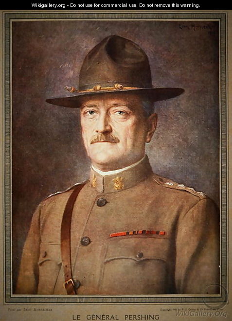 Portrait of General Pershing - Leon Hornecker