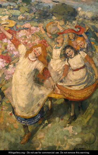 The Dance of Spring - Edward Atkinson Hornel