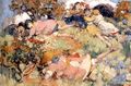 Children at Play - Edward Atkinson Hornel