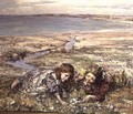 Two Girls on a Beach - Edward Atkinson Hornel