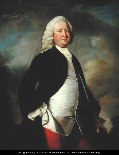 Portrait of Sir Watkin Williams Wynn 3rd Baronet 1692-1749 - Thomas Hudson