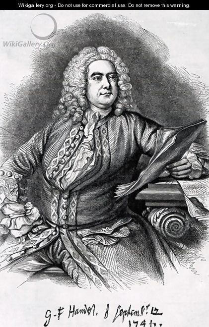 George Frederick Handel - (after) Hudson, Thomas