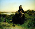 The Mourning Widow - Carl Wilhelm Huebner