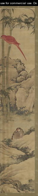 Birds and Flowers Qing Dynasty Kangxi Period 5 - Wu Huan