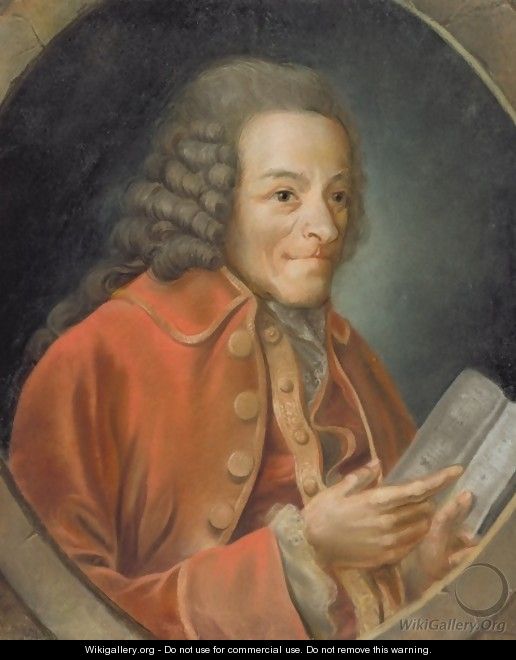 Portrait of Voltaire 1694-1778 - Jean Huber