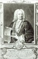 Portrait of Jean Bernoulli 1667-1748 - (after) Huber, Johann Rudolph the Elder