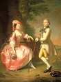 Sir John Pole 5th Baronet and his Wife Elizabeth - Thomas Hudson