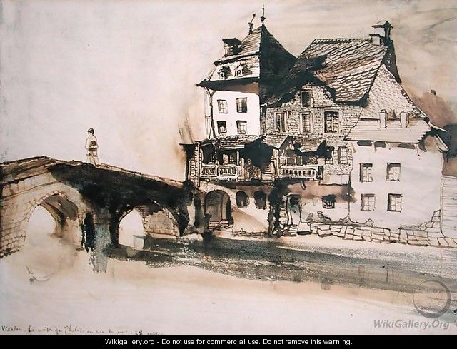 The House Where I Live by the Bridge in Vianden - Victor Hugo
