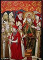 Election of Fabian to the papacy - Jaume Huguet