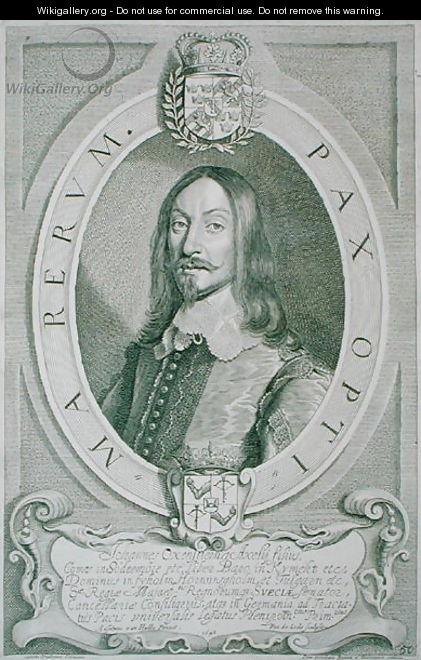 Johan Axelsson Oxenstierna 1611-57 Count of Sodermore - (after) Hulle, Anselmus van