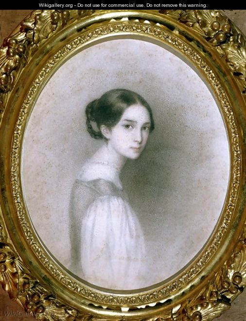 Portrait of Leopoldine Hugo 1824-43 - Adele Julie Hugo