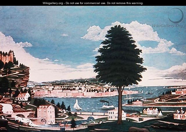 Composite Harbour Scene with Castle - Jurgen Frederick Huge