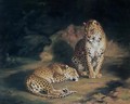 A Pair of Leopards - William Huggins