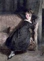 Young Girl Asleep on a Couch - William Henry Hunt
