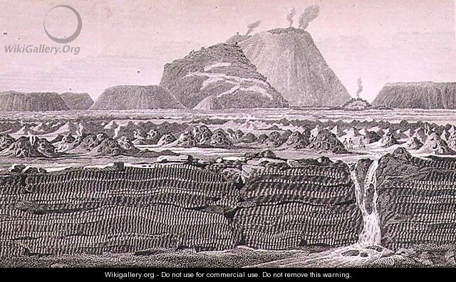 Volcano of Jorullo - (after) Humboldt, Friedrich Alexander, Baron von