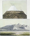 Summit of Cotopaxi and the eruption of Cotopaxi - (after) Humboldt, Friedrich Alexander, Baron von