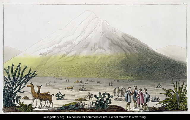 Mount Chimborazo Ecuador - (after) Humboldt, Friedrich Alexander, Baron von