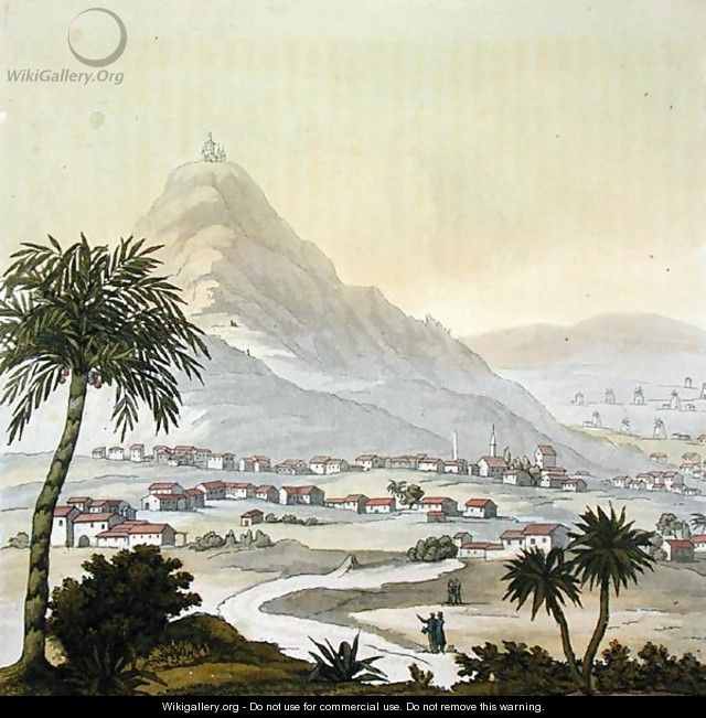 A view of the township of Lima Peru - (after) Humboldt, Friedrich Alexander, Baron von